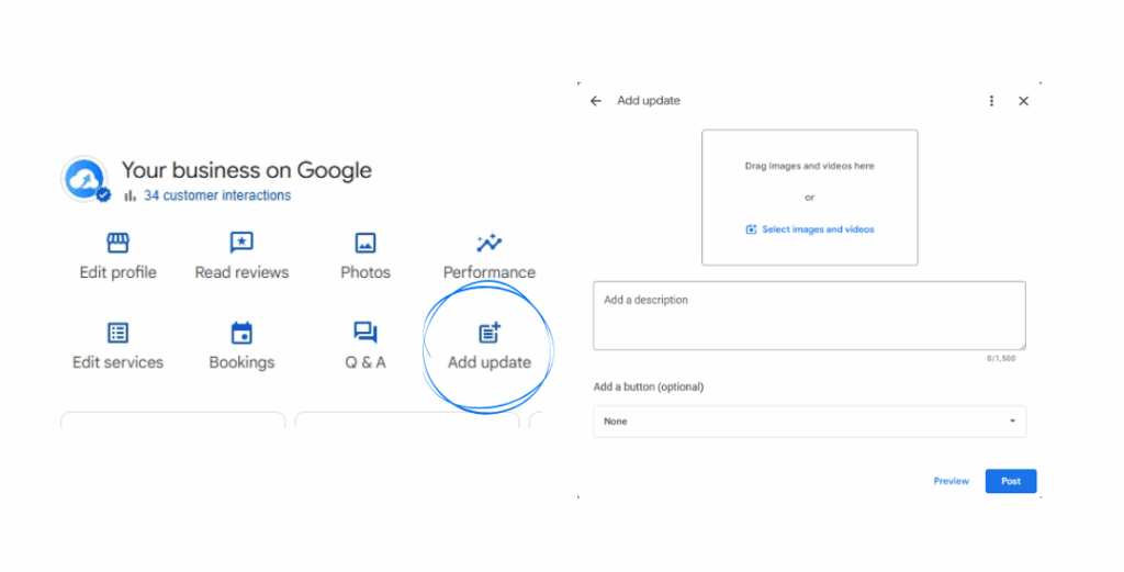 advice on optimising and updating your companies google business profile by cloudline media