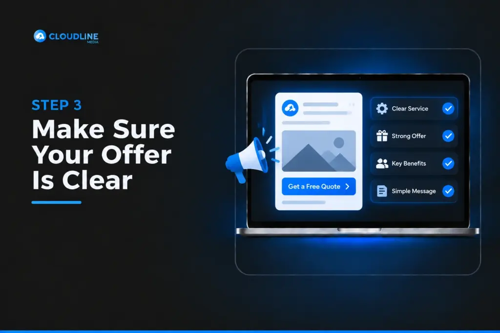 Make Sure Your Offer Is Clear