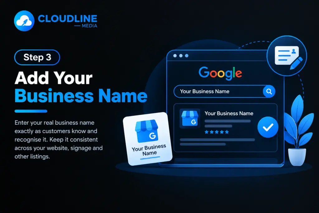 Add Your Business Name