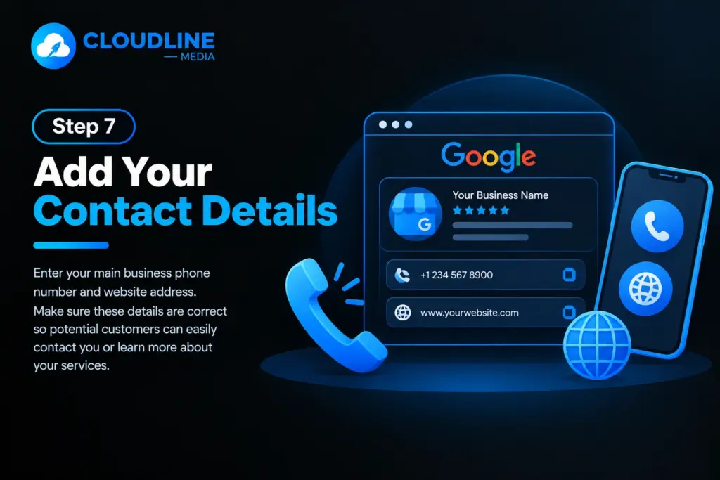 Add Your Contact Details