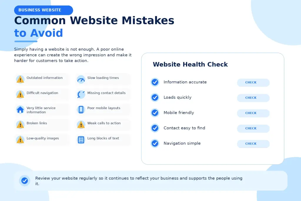 Common Website Mistakes to Avoid