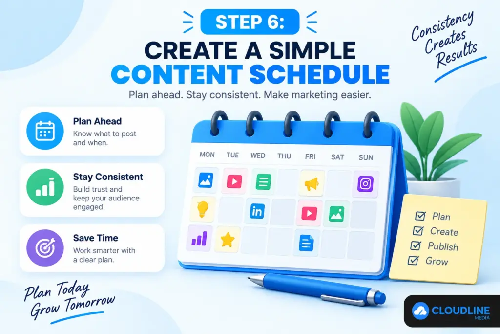 Create a Simple Content Schedule