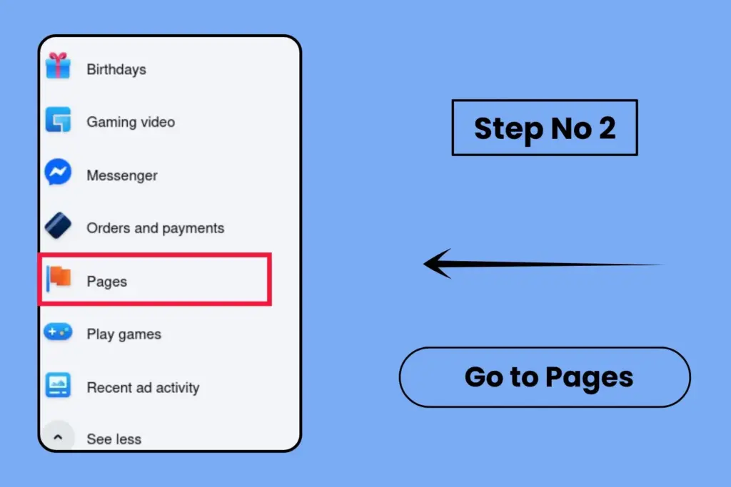 Go to Facebook Pages